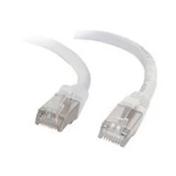 Image of C2G 10m Cat6a Booted Shielded (SSTP) Network Patch Cable White