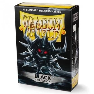 Image of Dragon Shield Classic - Black 60 Sleeves In Box - 10 Packs