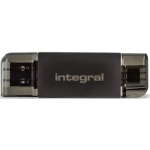 Image of Integral USB 3.0 + USB-C OTG SD and Micro SD A2 Card Reader - 180MB/s