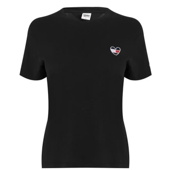 Image of Tommy Jeans Homespun T Shirt - Black