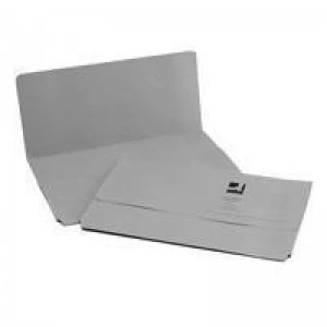 Image of Q Connect Document Wallet Fc Grey - 50 Pack