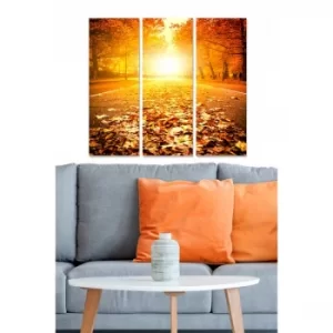 Image of MDF3464546 Multicolor Decorative MDF Painting (3 Pieces)