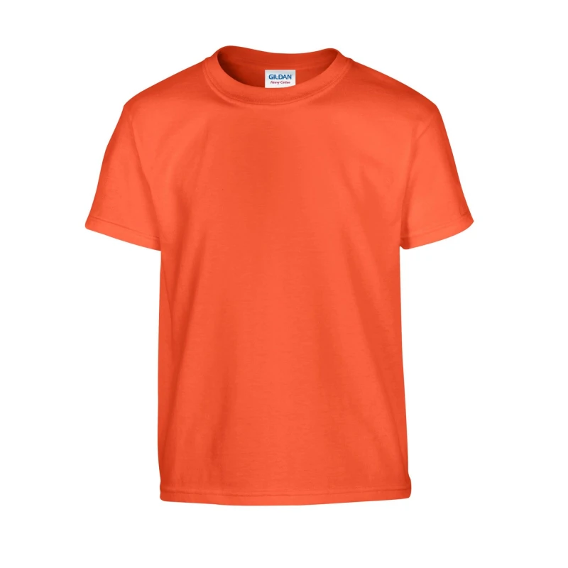 Image of Gildan Heavy Cotton T-Shirt in Orange Size: XS Orange Unisex XS