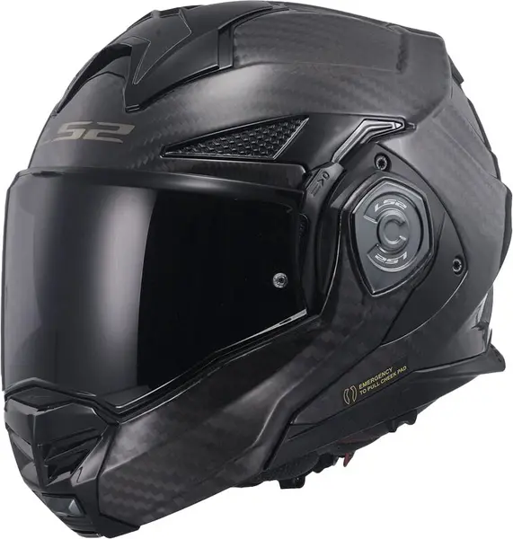 Image of LS2 FF901 Advant X Carbon Solid Modular Helmet Size XL