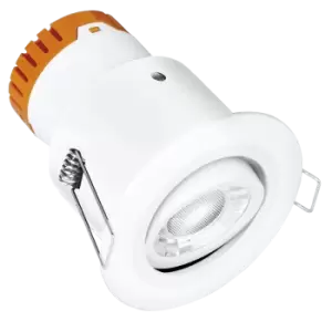 Image of Aurora Enlite 8W Matt White Adjustable Dimmable Integrated Downlight Cool White - EN-DE82MW/40
