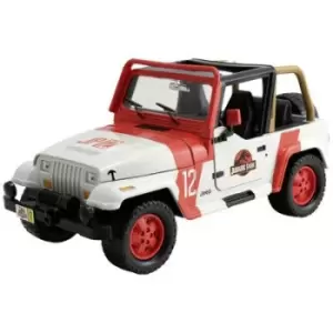 Image of JADA TOYS Jurassic Park 1992 Jeep Wrangler 1:24 Model car