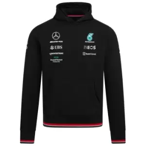 Image of 2022 Mercedes Team Hooded Sweat (Black)