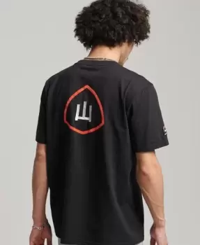 Image of Superdry Yama Shield Graphic T-Shirt