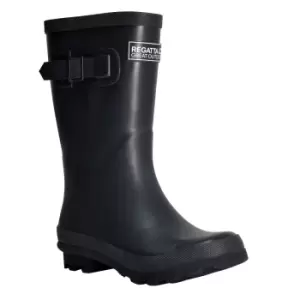Image of Regatta Boys & Girls Fairweather Junior Mid Wellington Boots UK Size 1 (EU 33)