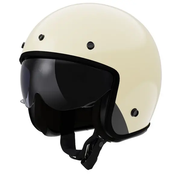 Image of LS2 OF601 Bob II Solid Cream 06 Jet Helmet Size 2XL