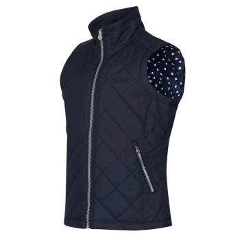 Image of Regatta Zalenka Quilted Bodywarmer - Navy(PolkaD)