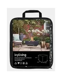 Image of Ivyline Waterproof Firebowl Cover In Eco-Friendly Material (Square) H45Cm W69Cm