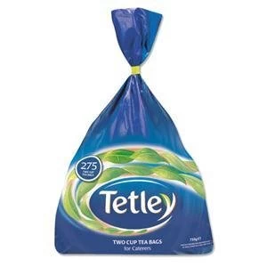 Image of Original Tetley 2 Cup High Quality Tea Bags Ref A01413 Pack 275