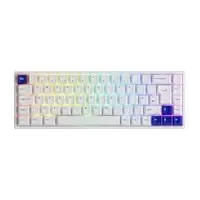 Image of AKKO 3068B Plus White&Blue USB RGB Mechanical Gaming Keyboard CS Jelly Purple Switch UK ISO