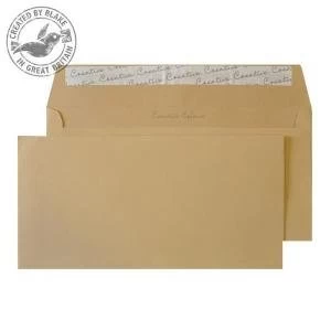 Image of Blake Creative Colour DL 120gm2 Peel and Seal Wallet Envelopes Biscuit