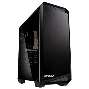 Image of Antec NX100 ATX Gaming Case with Window, No PSU, 12cm Rear Fan, Black/Grey Highlights
