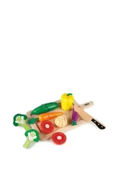 Image of Tidlo Kids Wooden Cutting Vegetables Set
