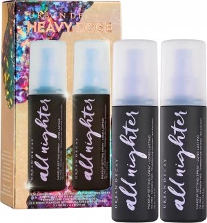 Image of Urban Decay Heavy Dose All Nighter Long Lasting Makeup Setting Spray 2 x 118ml Gift Set