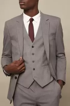 Image of Plus And Tall Tailored Grey Essential Jacket