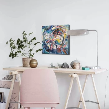 Image of 4545ABSC - 035 Multicolor Decorative Canvas Painting