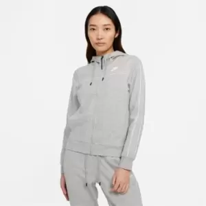 Image of Nike Essential Fleece Full Zip Hoody Womens - Grey