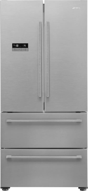 Image of Smeg FQ55FXDE Frost Free American Fridge Freezer - Stainless Steel - E Rated