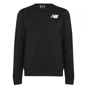 Image of New Balance Fleece Crew Sweatshirt Mens - Black