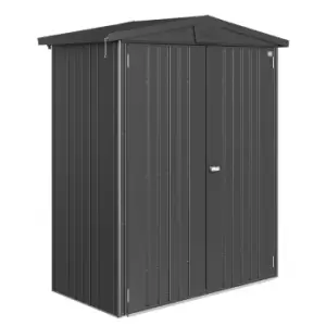 Image of Biohort Europa Size 1 Metal Shed 6' x 3' - Dark Grey