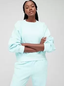 Image of adidas Originals Sweatshirt - Light Blue, Size 6, Women