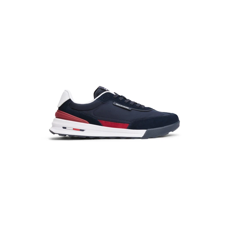 Image of Tommy Hilfiger Mens Retro Nylon Heritage Cushioned Runners Desert Sky male 7 (41)