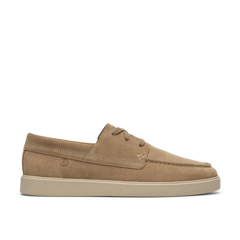 Image of Clarks Clarks Lockford Boat Sn62 Dark Sand Suede male 7 (41)
