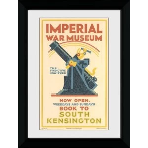 Image of Transport For London Iwm Howitzer 50 x 70 Framed Collector Print