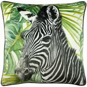 Image of Paoletti Jungle Cushion Cover (One Size) (Green) - Green