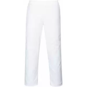Image of Portwest - 2208 - White Food Industry Baker Trousers sz XXSmall Regular - White