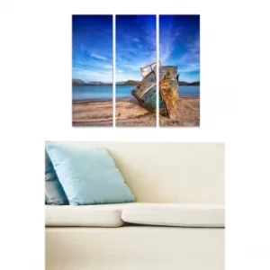 Image of MDF3292934 Multicolor Decorative MDF Painting (3 Pieces)