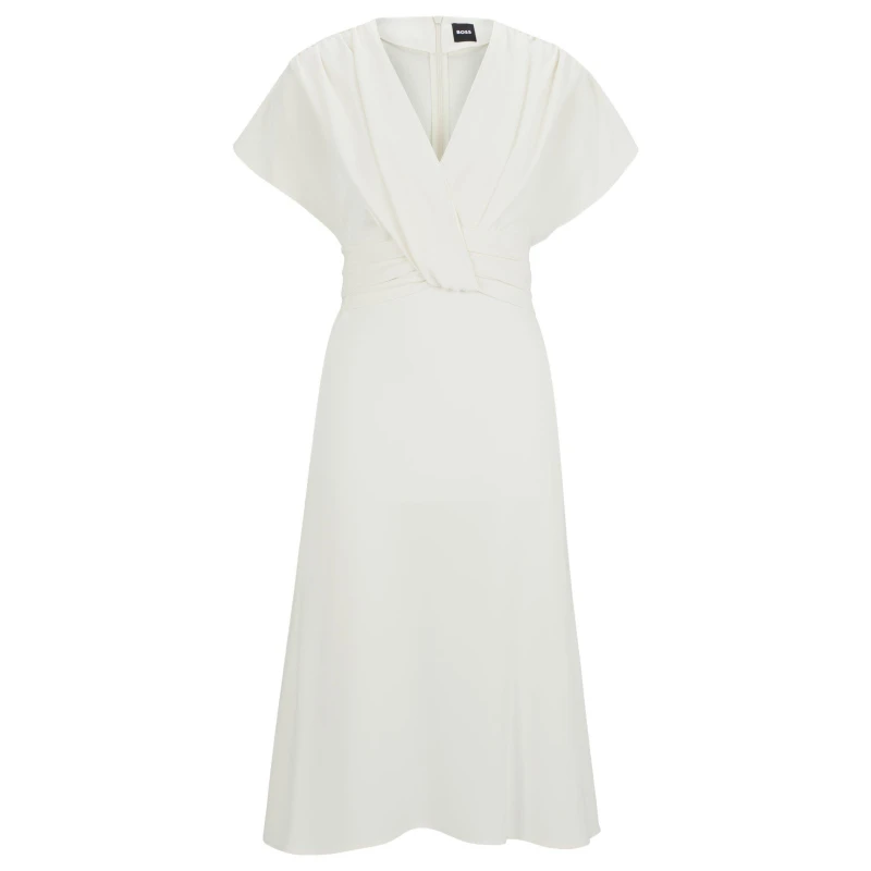 Image of Boss Womens Debasa2 T-Shirt Dress Open White female 8 (S)