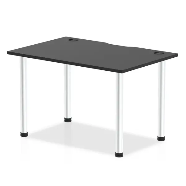 Image of Dynamic Office Solutions Impulse Black Series Straight Table I004218