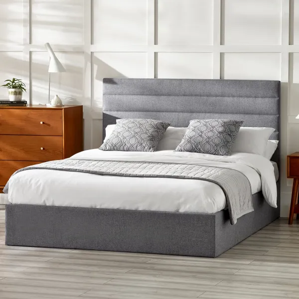 Image of Merida Ottoman Bed Grey