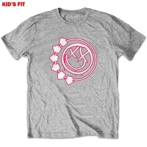 Image of Blink-182 - Six Arrow Smiley Kids 3 - 4 Years T-Shirt - Grey