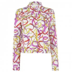 Image of Escada Belco Printed Denim Jacket - 1157