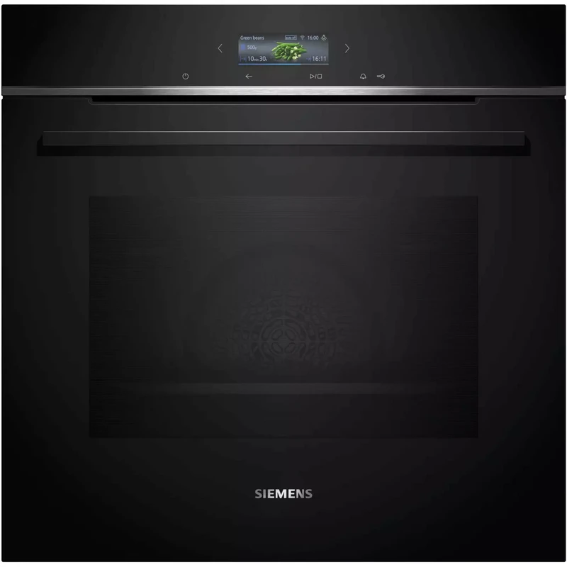 Image of Siemens HB732G1B1B iQ700 Electric Single Oven - Black HB732G1B1B Black