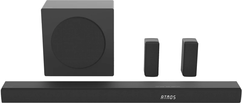 Image of Hisense AX5100Q 5.1 Soundbar with Wireless Subwoofer - Black