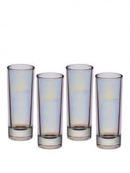 Image of Kitchencraft Barcraft Raibow Iridescent Tall Shot Glasses