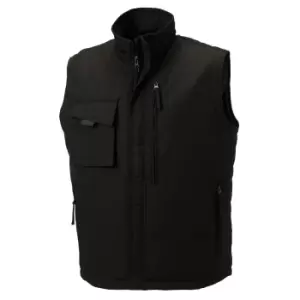 Image of Russell Mens Workwear Gilet Jacket (M) (Black)