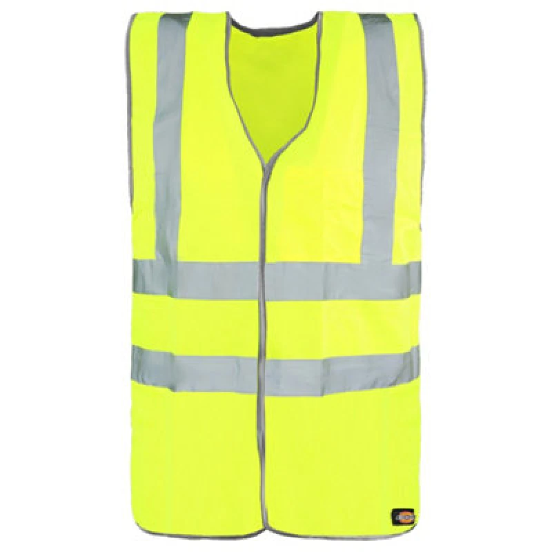 Image of Dickies Hi Vis Safety Highway Waistcoat SA22010AAL Colour: Yellow