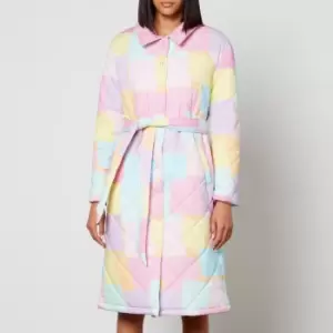 Image of Olivia Rubin Womens Lou Coat - Pastel Scribble - UK 12