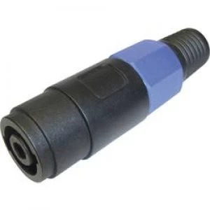 Image of Audio jack Socket straight Number of pins 4 Black Blue Cliff FM1255