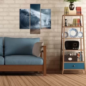 Image of 3MDF-047 Multicolor Decorative MDF Painting (3 Pieces)