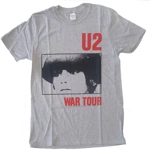 Image of U2 - War Tour Unisex Medium T-Shirt - Grey