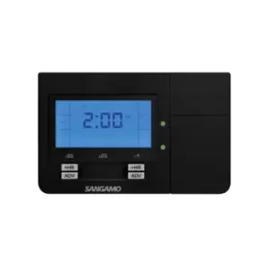 Image of Sangamo Two Channel IP30 Digital Programmer Black - CHPPR2B